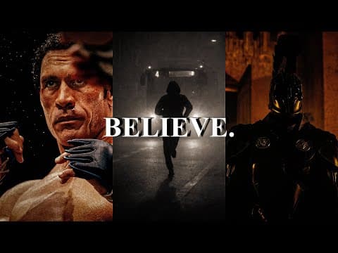 YOU MUST BELIEVE YOU CAN DO IT - Motivational Speech