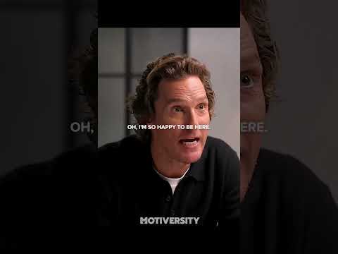 Matthew McConaughey's Advice For A Better Life #motivation #inspiration #mindset
