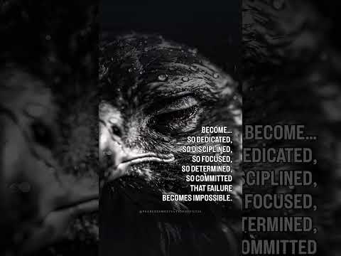 Become so good that failure becomes impossible.