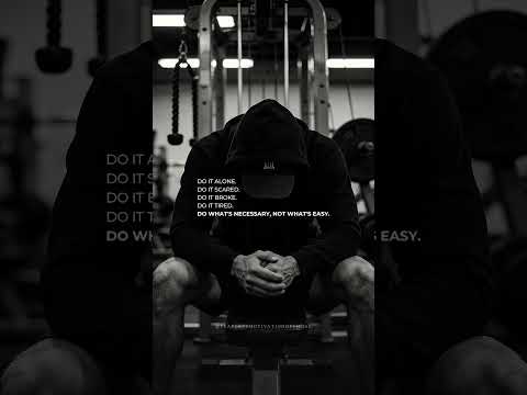 Do it alone.