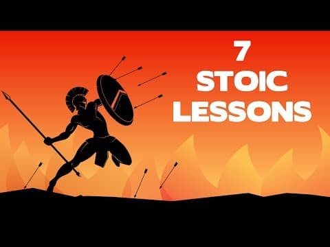 7 Stoic Lessons That Will Immediately Change Your Life - Ryan Holiday