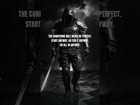 The conditions will never be perfect. GO ALL IN ANYWAY.