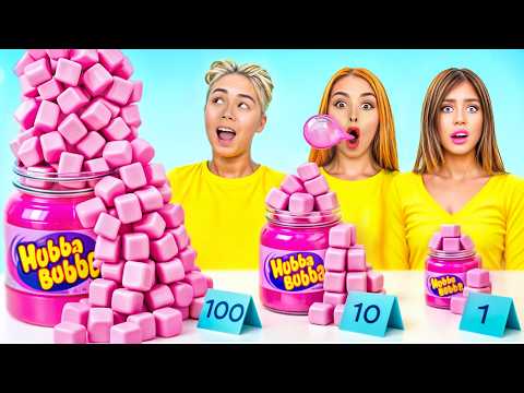 Desafío de 100 capas de comida | La batalla definitiva de comida gigante por Turbo Team