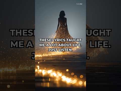 These lyrics taught me a lot about life (LISTEN)