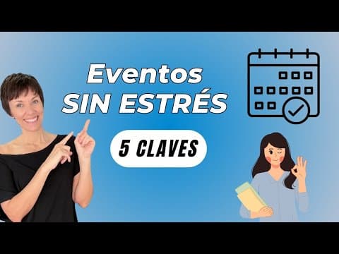 5 PASOS para Vivir la Navidad 🎄 (o Cualquier Evento) SIN ESTRÉS y con CALMA