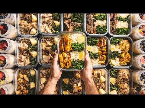 I meal prepped 46 boring lunches to be healthier
