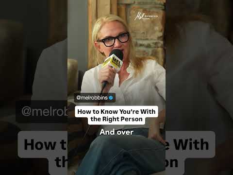 How to Know You're With the Right Person | Mel Robbins #shorts
