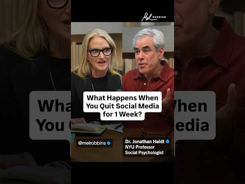 What Happens When You Quit Social Media for 1 Week | Mel Robbins #shorts