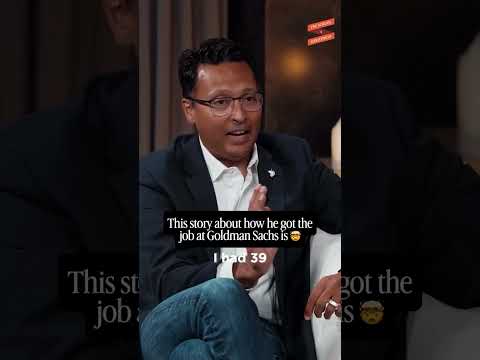 How I got a job at Goldman Sachs